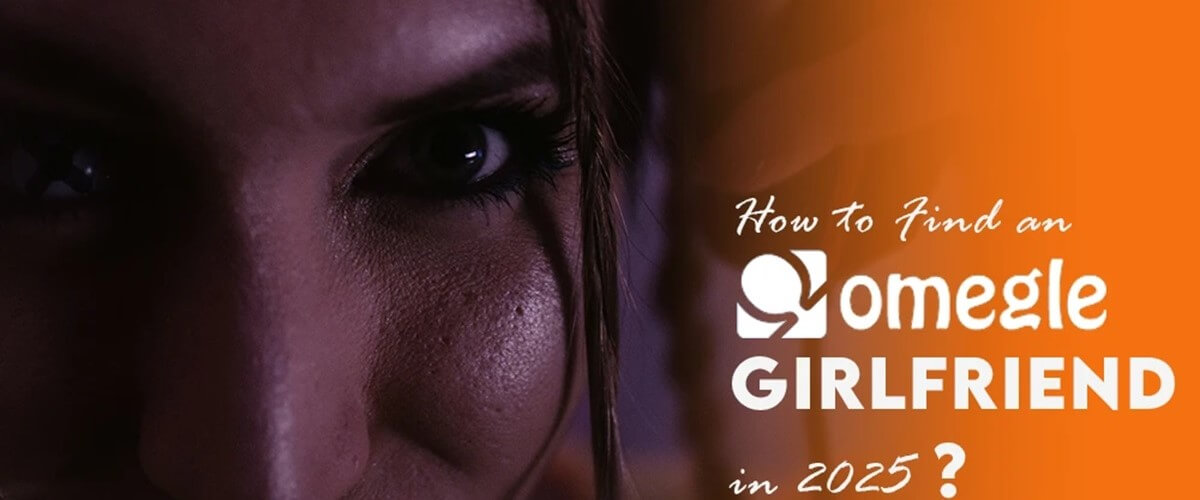 Couple chatting online through a random video chat app